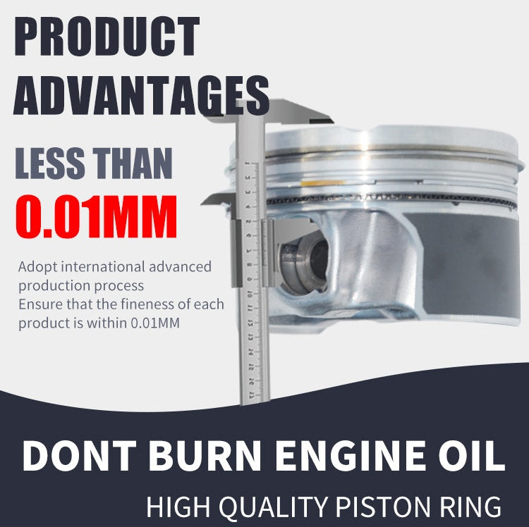 Pistons for Audi VW 04E107065DG 04E107065GF 04E107065EJ 04E107065GL EA211 1.4 CMBA CXSA CZCA 74.5mm STD size
