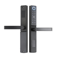 Smart Biometric Door Lock for Aluminum Doors - Black Color